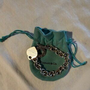 'Return to Tiffany Heart Tag Toggle' Silver 925